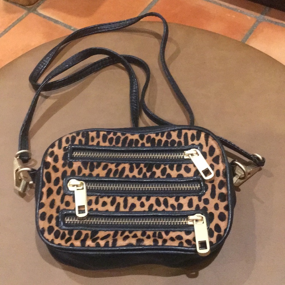 Rebecca Minkoff Calf Hair Animal Print Crossbody